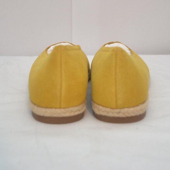 Isaac Mizrahi Espadrille Flats - Mustard size 6 - Picture 3 of 8